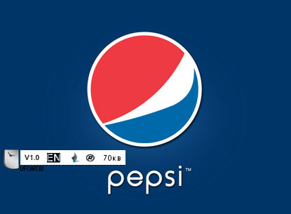 دانلود فونت اورجینال شرکت Pepsi - پیشنمایش