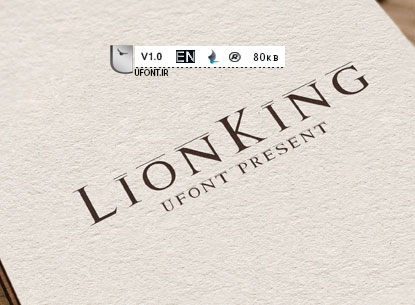 دانلود فونت لاتین و زیبای lion-king - پیشنمایش