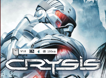دانلود فونت بازی Crysis - پیشنمایش