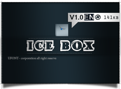 فونت لاتین ice-box