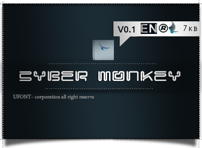 فونت cyber monkey