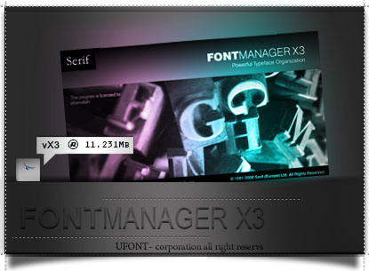 نرم افزار Font-Manager X3