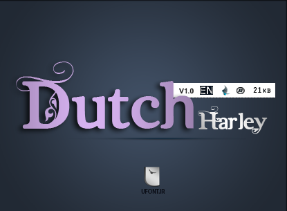 دانلود فونت لاتین dutch