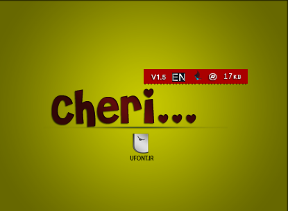 فونت لاتین Cheri