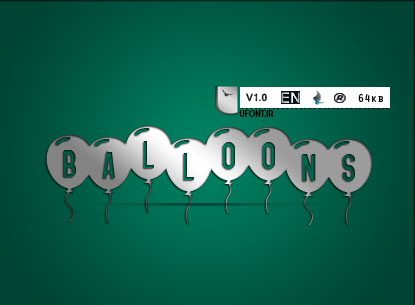 دانلود فونت لاتین Baloon