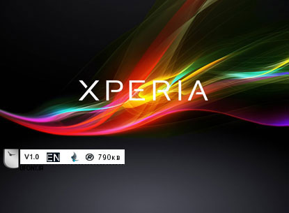 دانلود فونت اورجینال Xperia