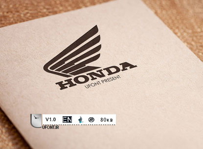 دانلود فونت شرکت HONDA