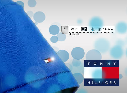 پیش نمایش فونت برند tommyhilfiger