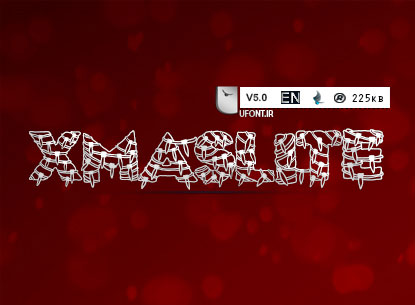 دانلود فونت لاتین Xmaslite