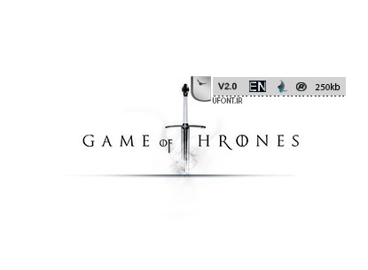 فونت لاتین Game Of Thrones