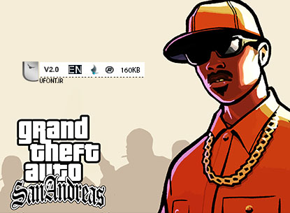 دانلود فونت لاتین gta sanandreas