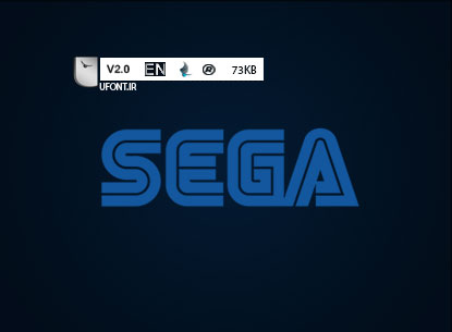 فونت لاتین به کار رفته در لوگوی SEGA