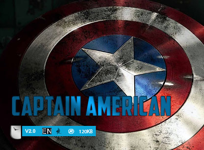 دانلود فونت لاتین Captain American