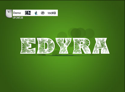 فونت لاتین Edyra