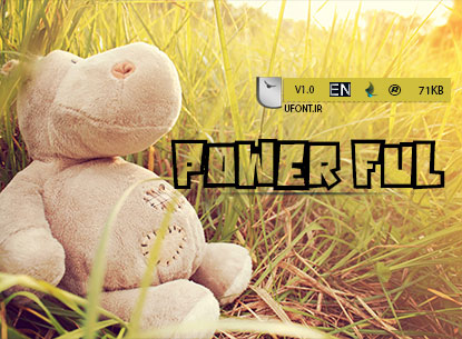 فونت لاتین PowerFull