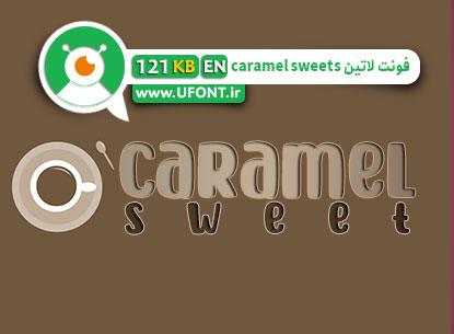 پیش نمایش فونت لاتین caramel sweets