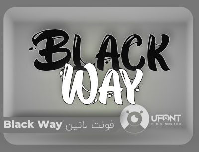 پیش نمایش فونت لاتین black way